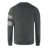 Fred Perry Tipped Sleeve Graphite Marl Grey Button Up Cardigan